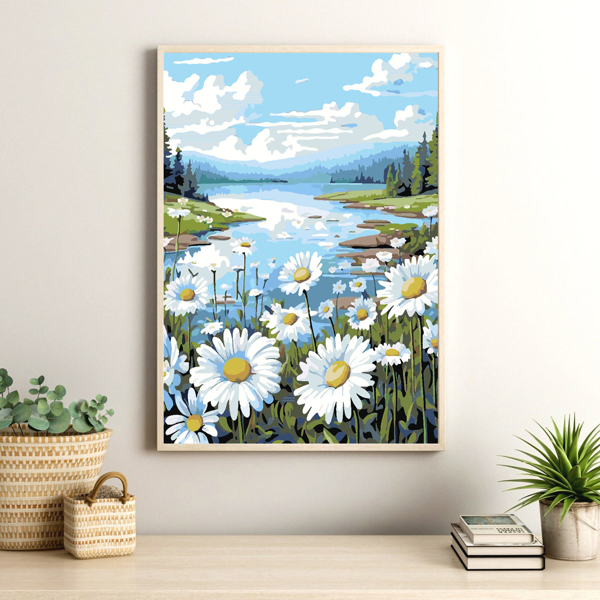 Paint by numbers - Field with Flowers 4326