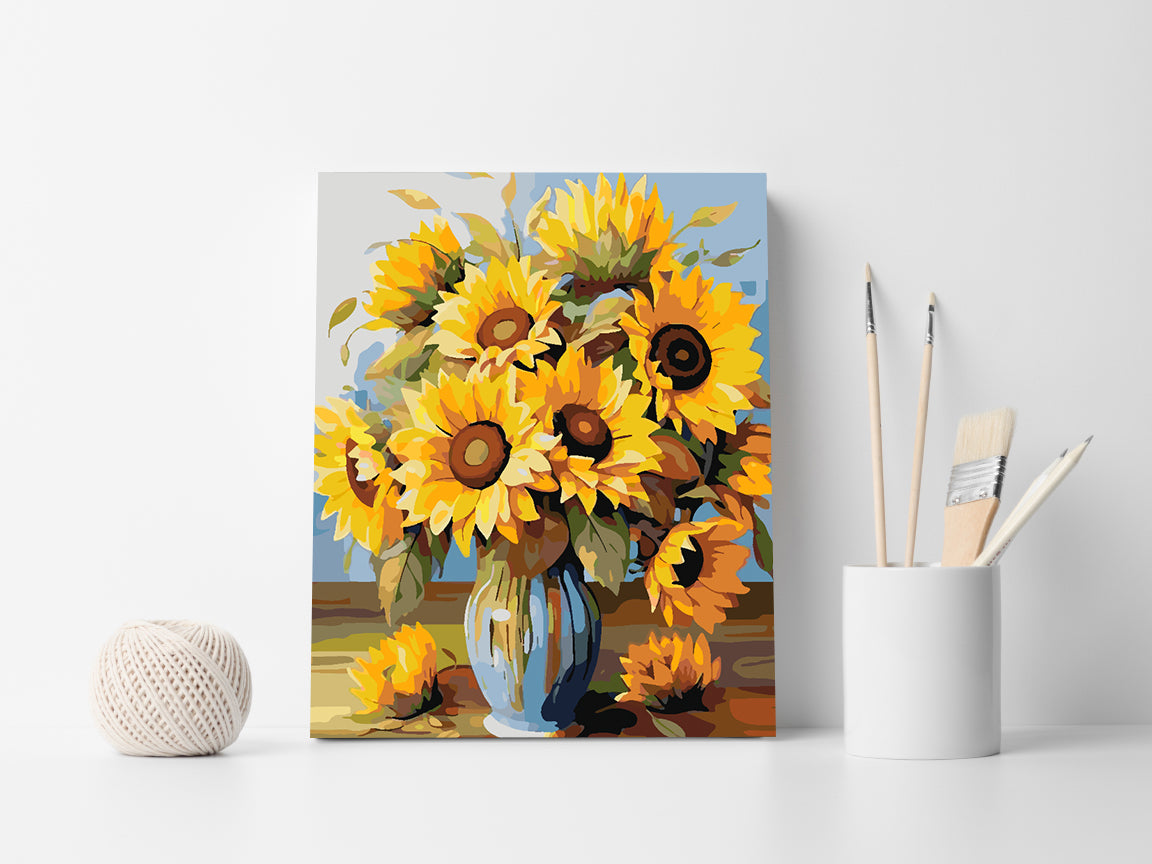 Paint by numbers - Sunflower in Vase 4328