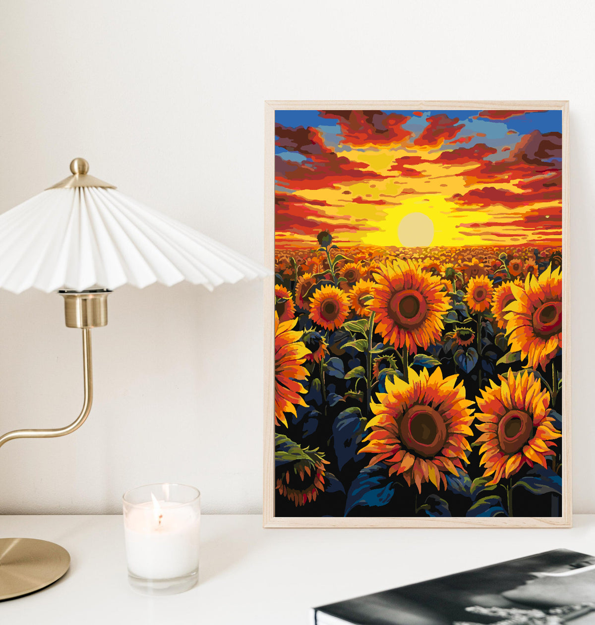 Paint by numbers - Sunflower Landscape 4329