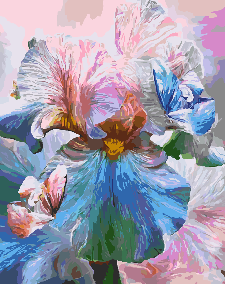 Paint by numbers - Flowers and Butterflies 4335