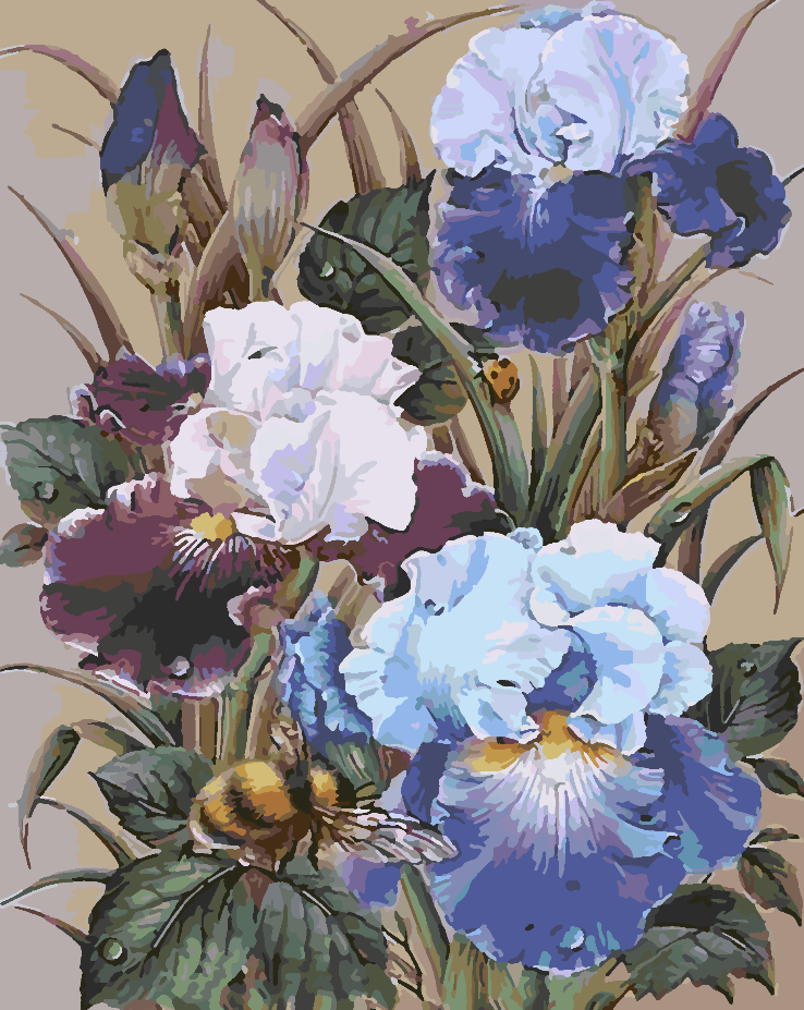 Paint by numbers - Flowers in a Vase 4338