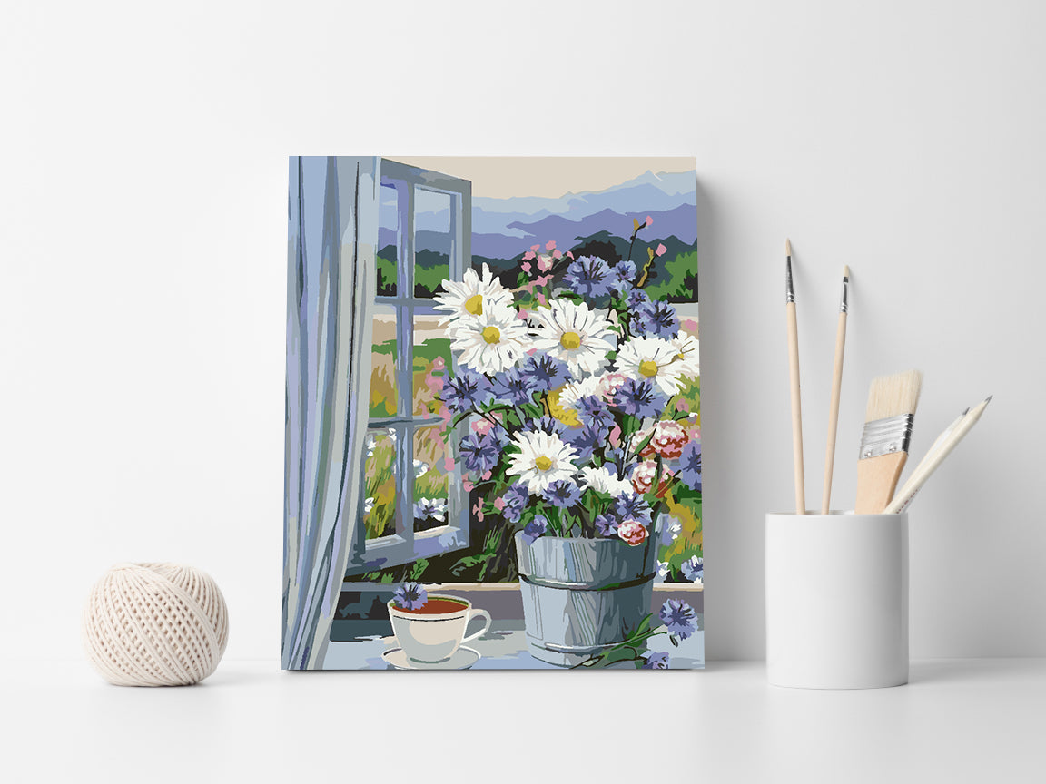 Paint by numbers - Flowers in a Vase Spring 4342