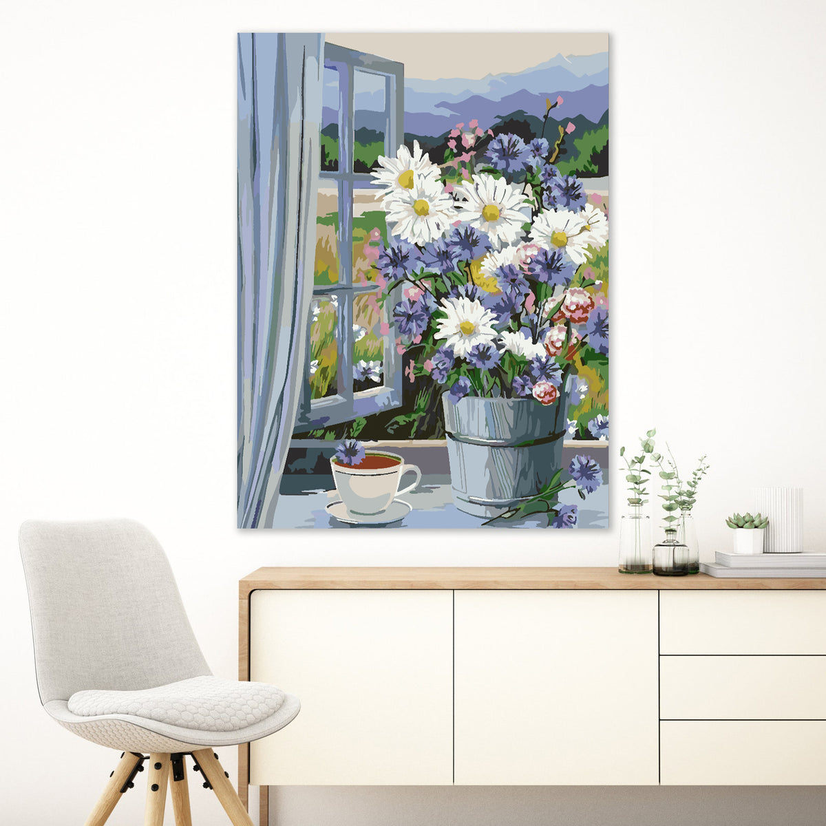 Paint by numbers - Flowers in a Vase Spring 4342