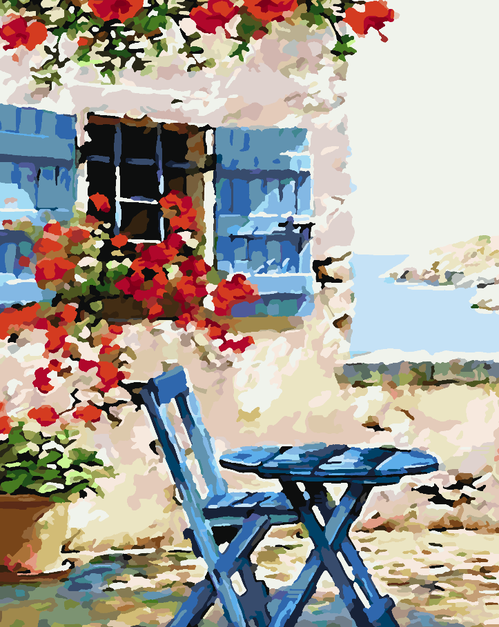 Painting by numbers - Seascape 4348