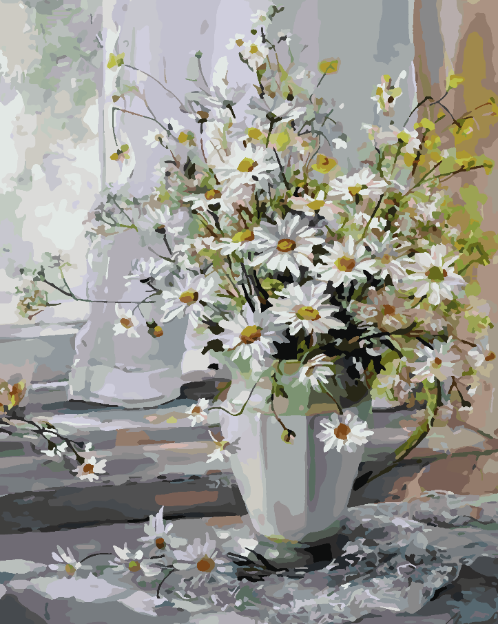 Paint by numbers - Flowers in a Vase 4377