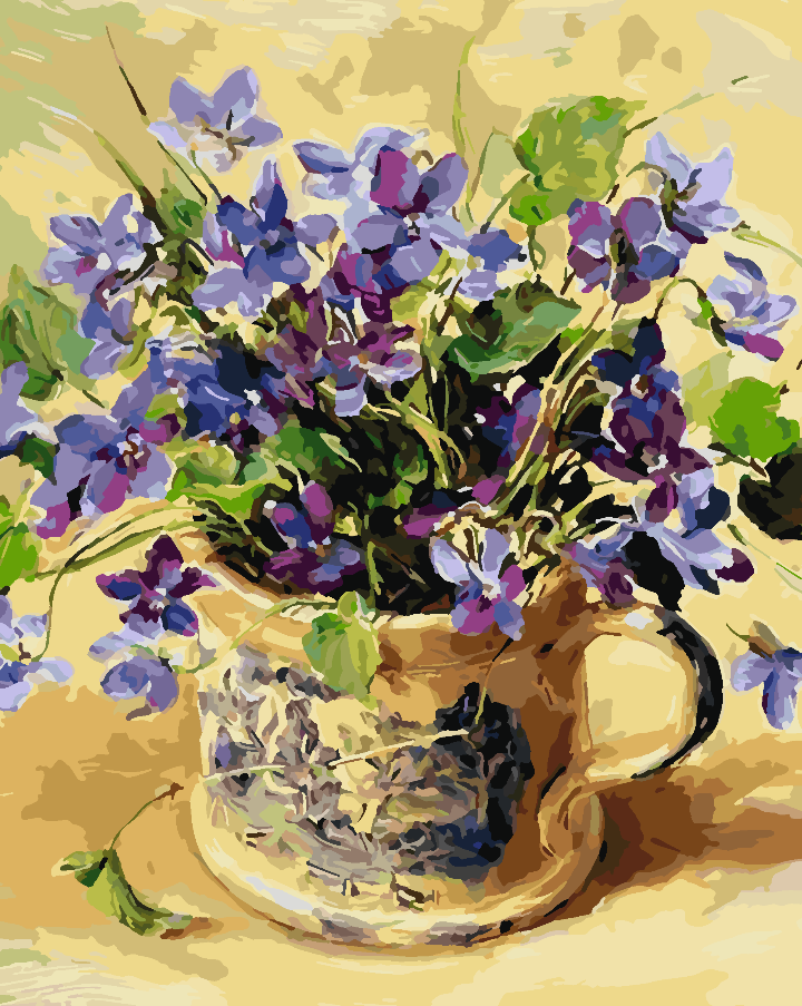 Paint by numbers - Flowers in a Vase 4393