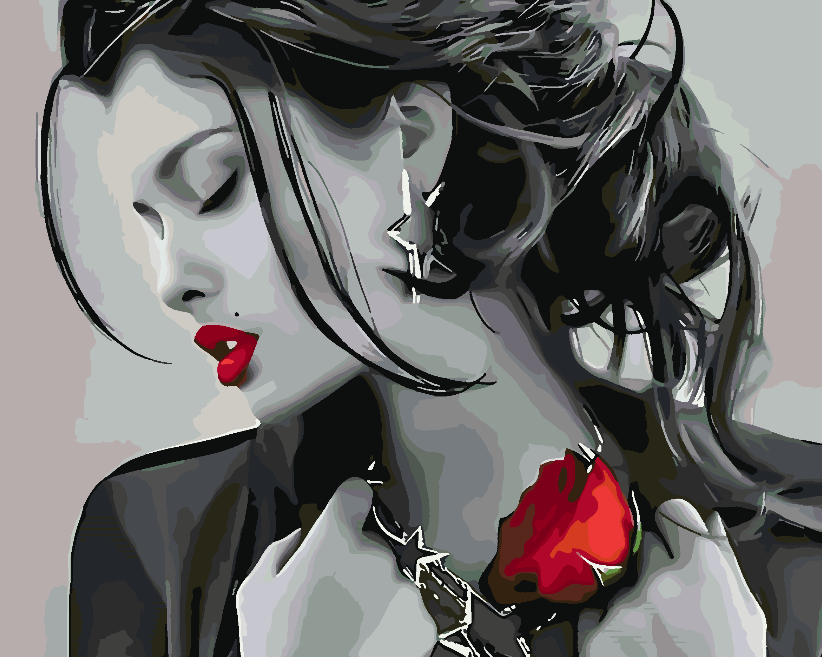 Paint by numbers - Sensual Woman Portrait 4401