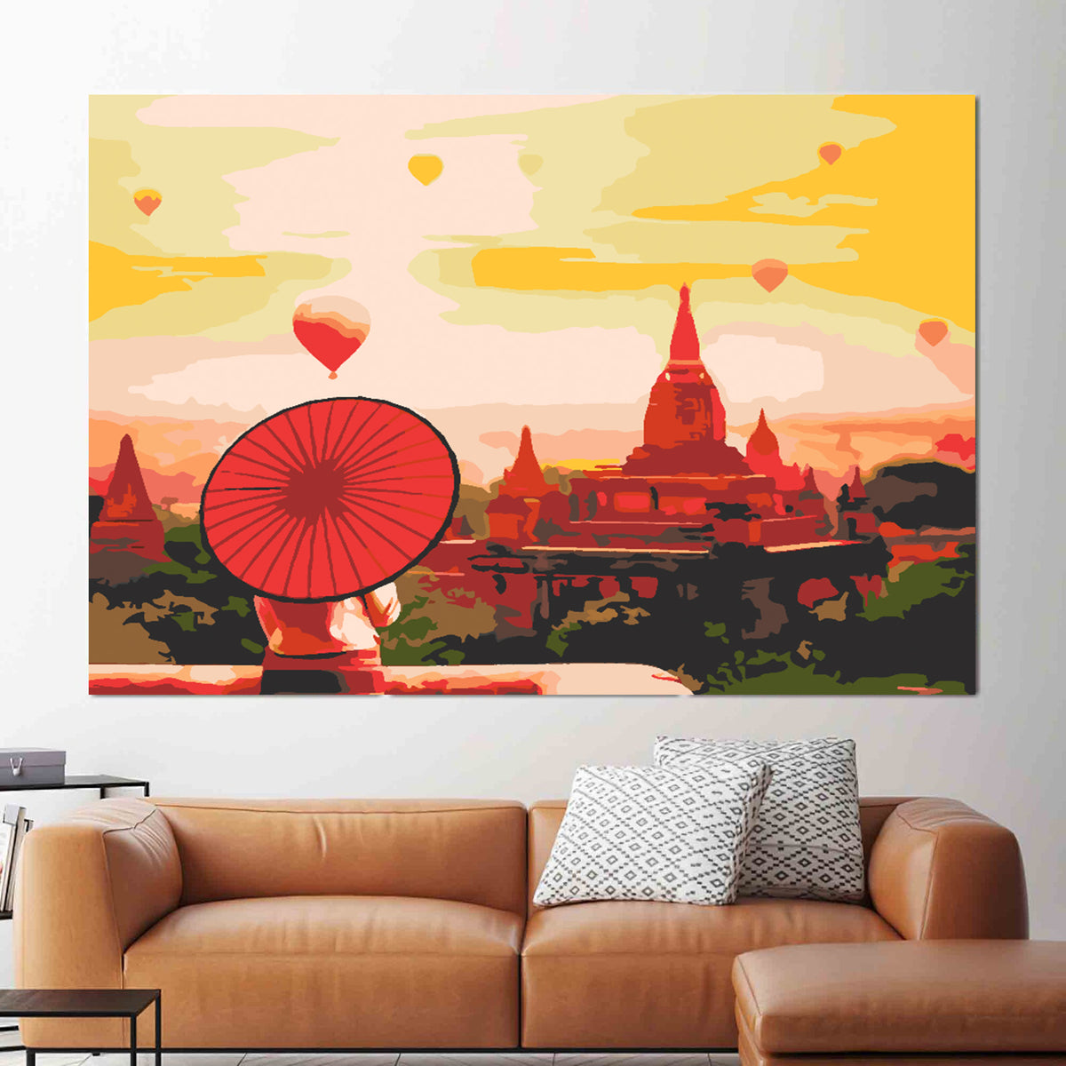 Paint by numbers - Sunset City Landscape 4407