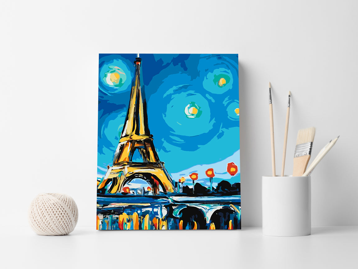 Painting by numbers - Eiffel Tower 4408