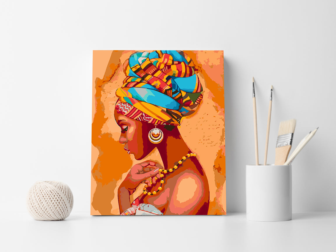 Painting by numbers - Woman Portrait 4409