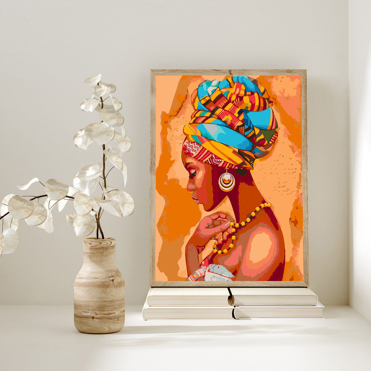 Painting by numbers - Woman Portrait 4409