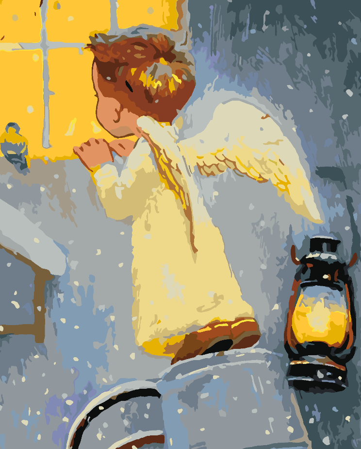 Painting by numbers - Little Angel 4414