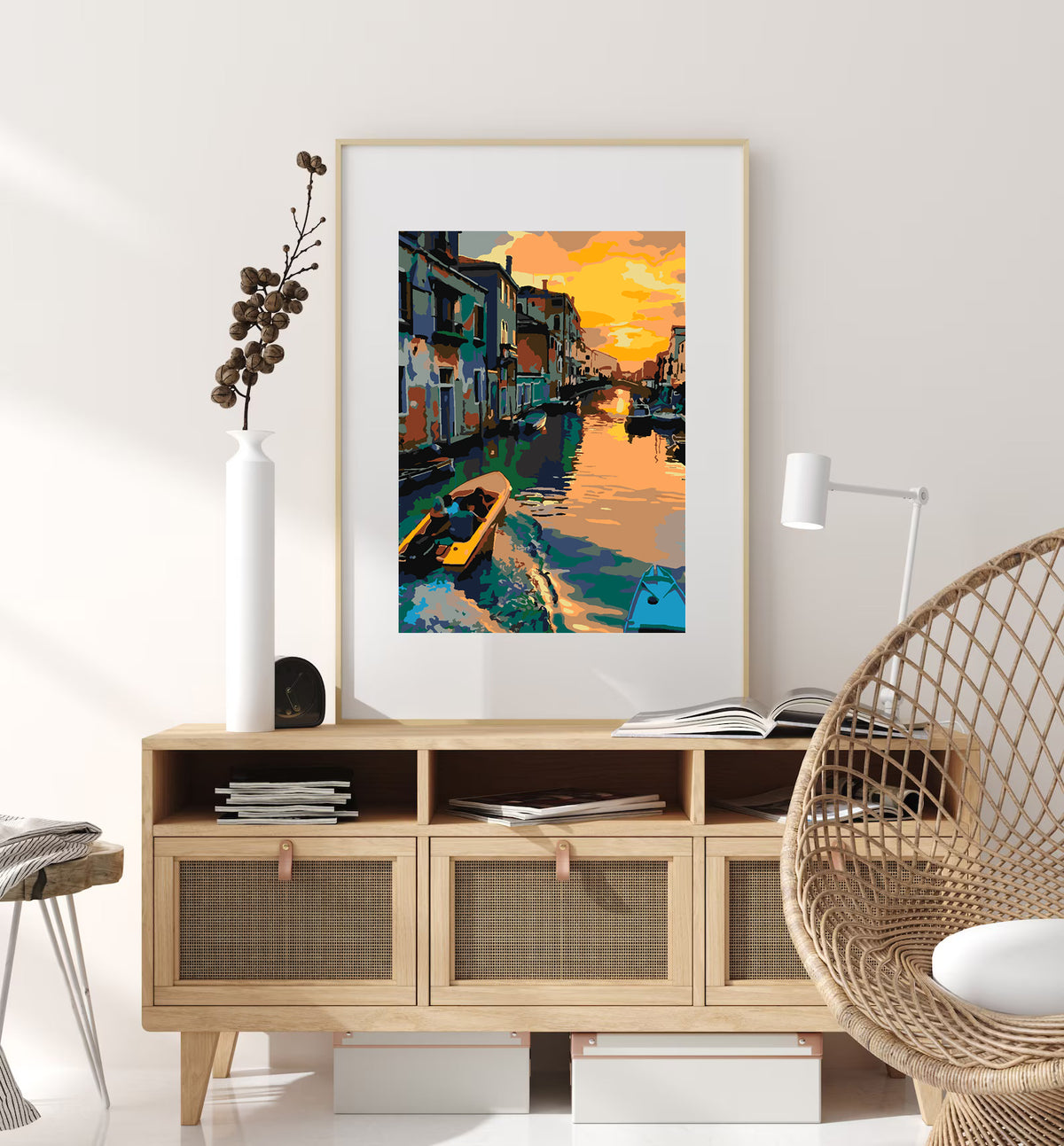 Paint by numbers - City on Water 4421