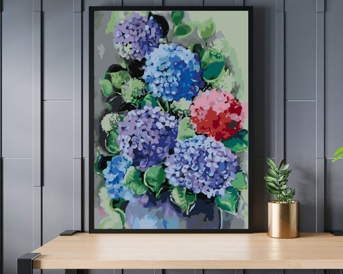 Painting by numbers - Flowers 4427