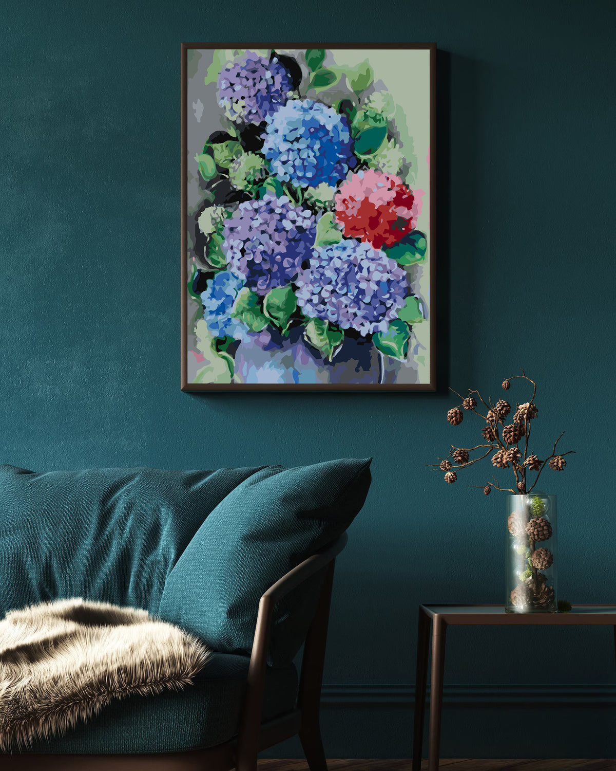 Painting by numbers - Flowers 4427