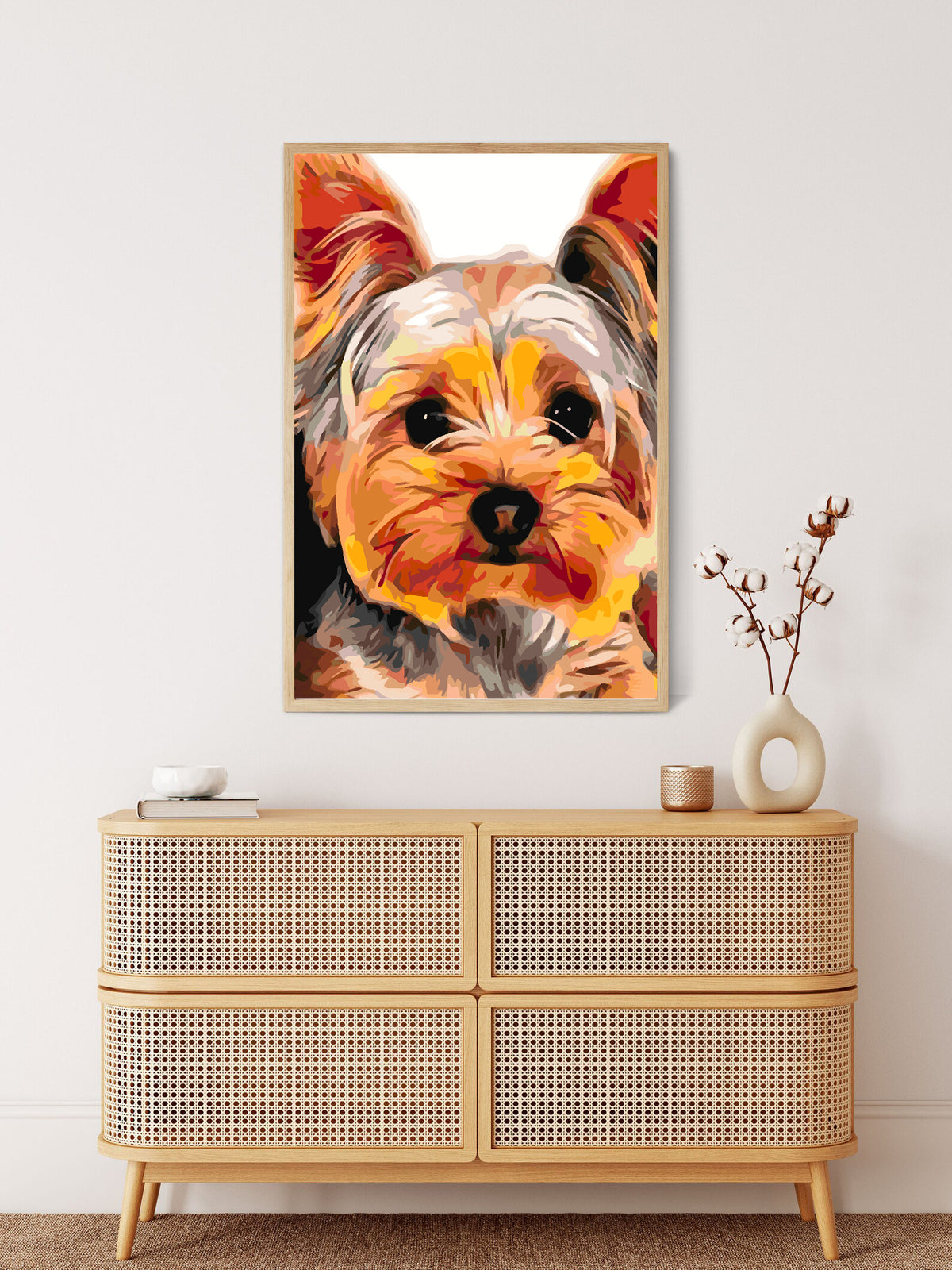 Painting by numbers - York Terrier 4428