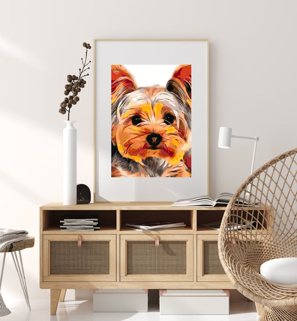 Painting by numbers - York Terrier 4428