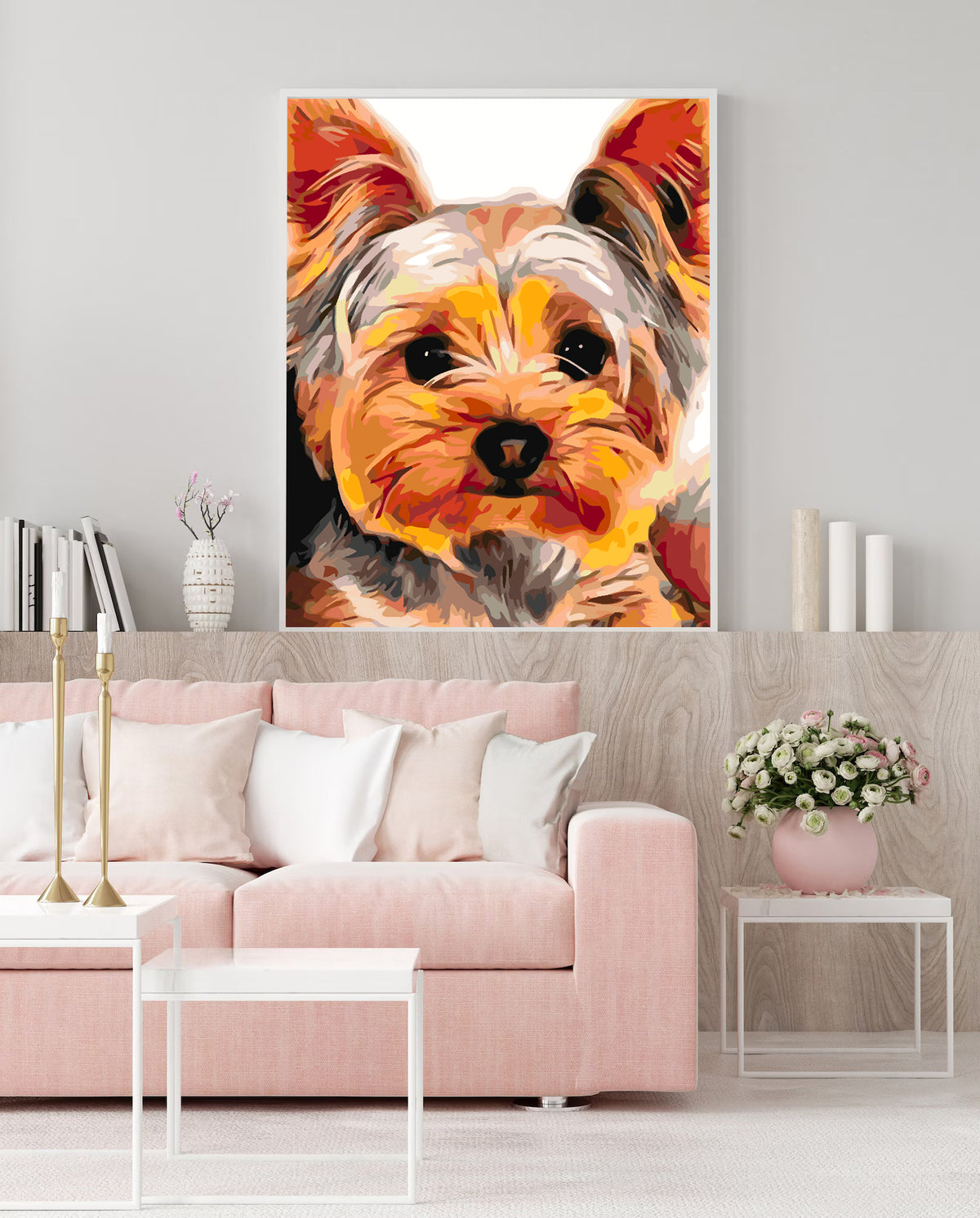 Painting by numbers - York Terrier 4428