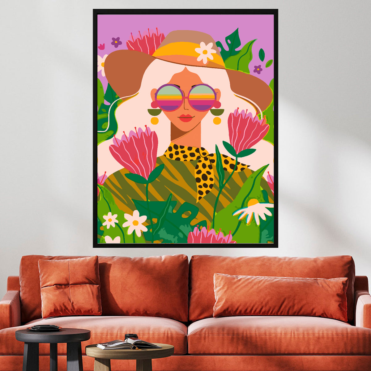 Paint by numbers - Girl with Flowers 4431