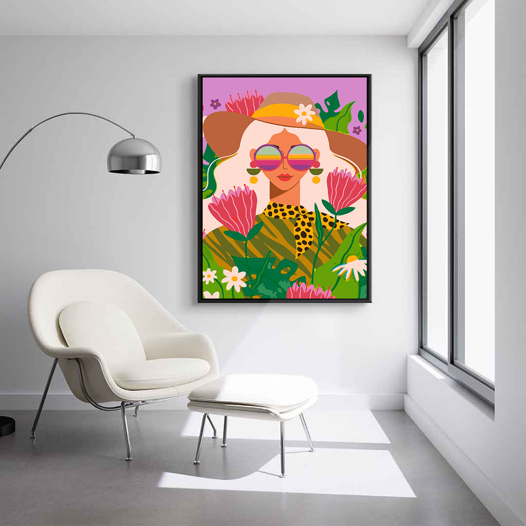 Paint by numbers - Girl with Flowers 4431