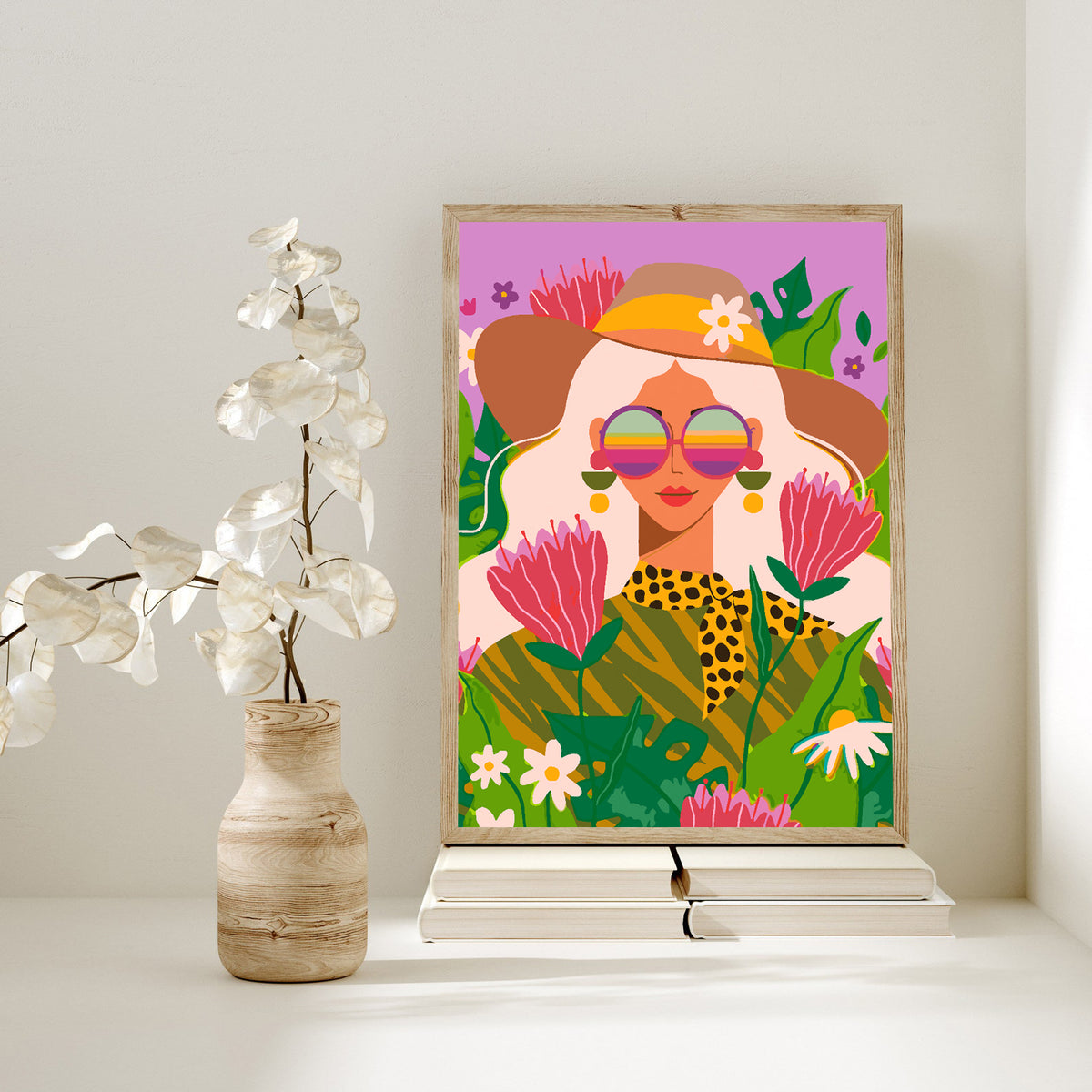 Paint by numbers - Girl with Flowers 4431