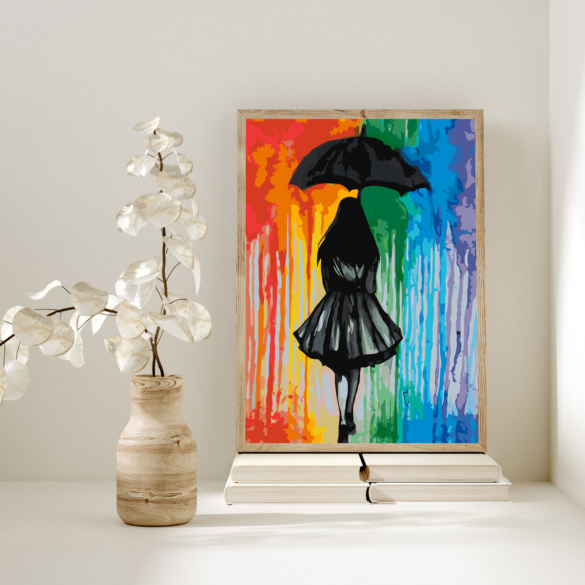 Paint by numbers - Girl with Umbrella 4433