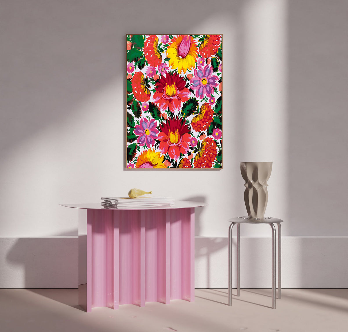 Paint by numbers - Multicolored Flowers 4438