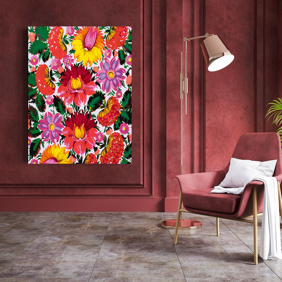 Paint by numbers - Multicolored Flowers 4438