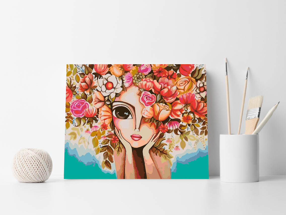 Paint by numbers - Flower Head 4449