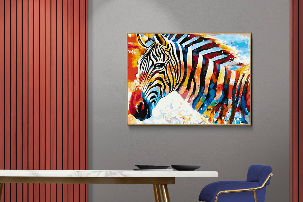Pictura pe numere - Zebra 4453