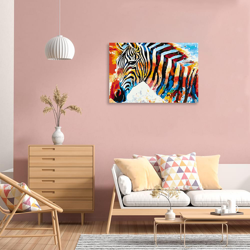 Pictura pe numere - Zebra 4453