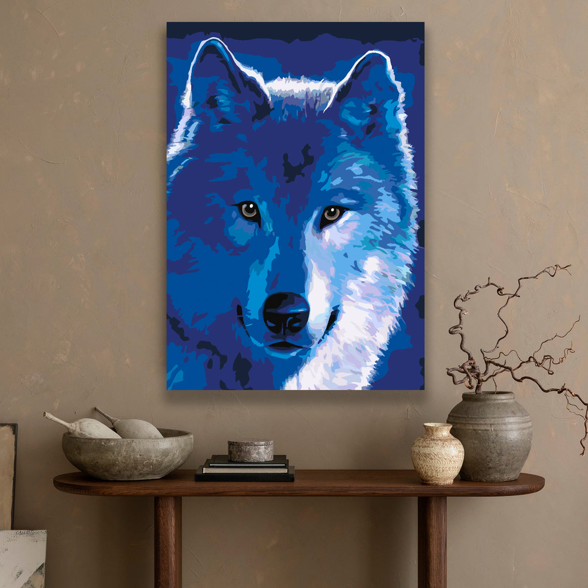 Pictura pe numere - Lup Portret 4454