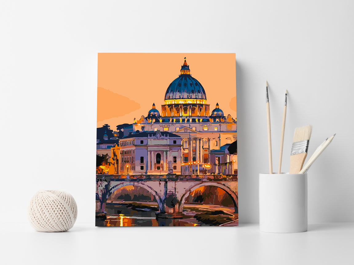 Paint by numbers - St. Peter's Basilica 4455