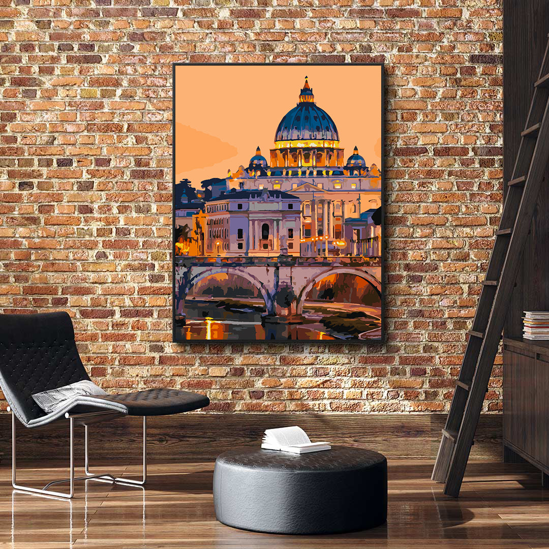 Paint by numbers - St. Peter's Basilica 4455