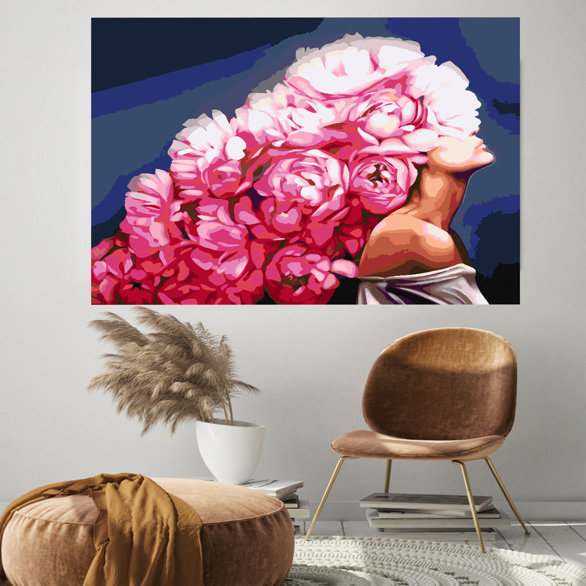 Painting by numbers - Flower Head 4457