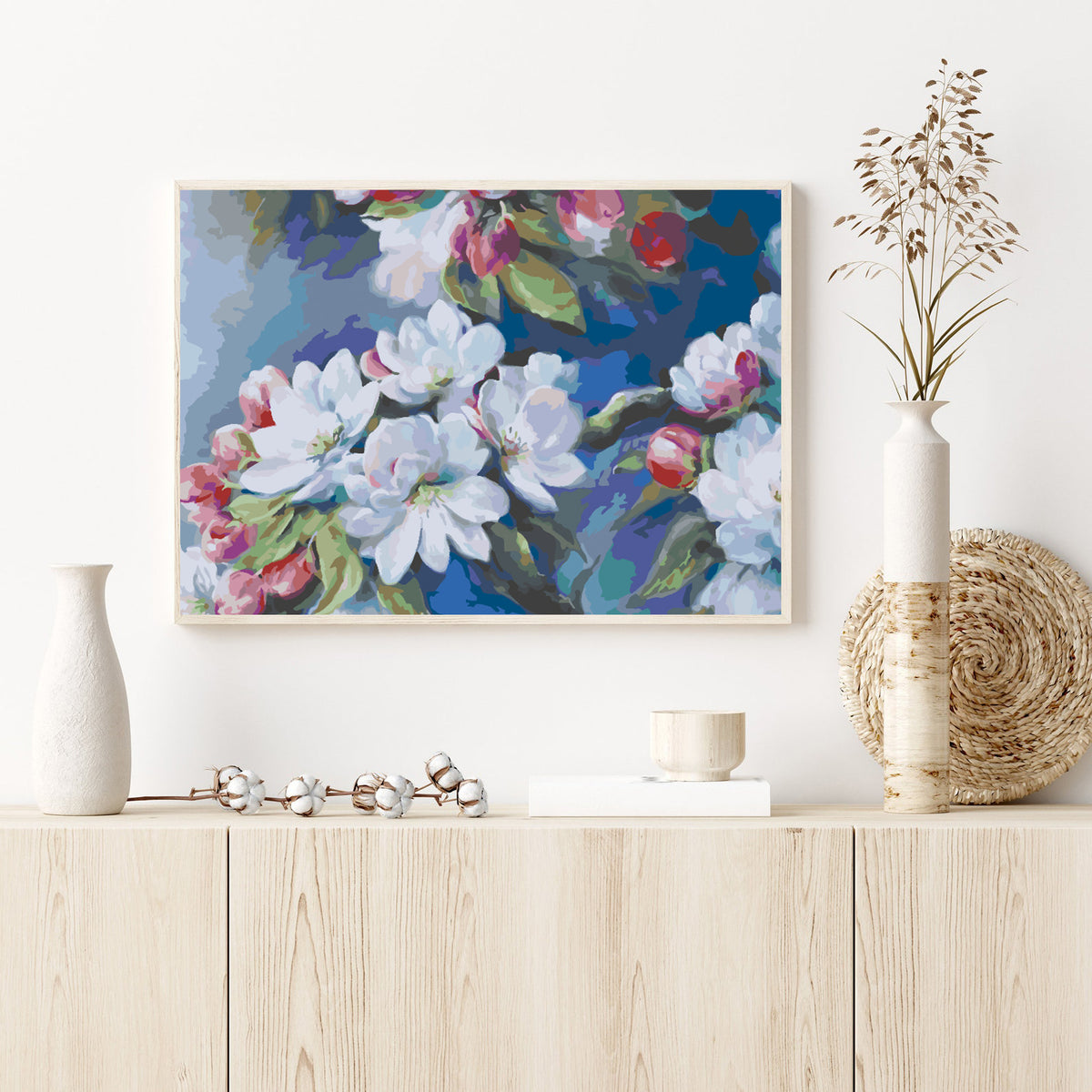 Painting by numbers - Flowers 4460
