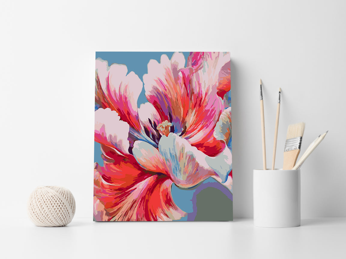 Painting by numbers - Flowers 4464