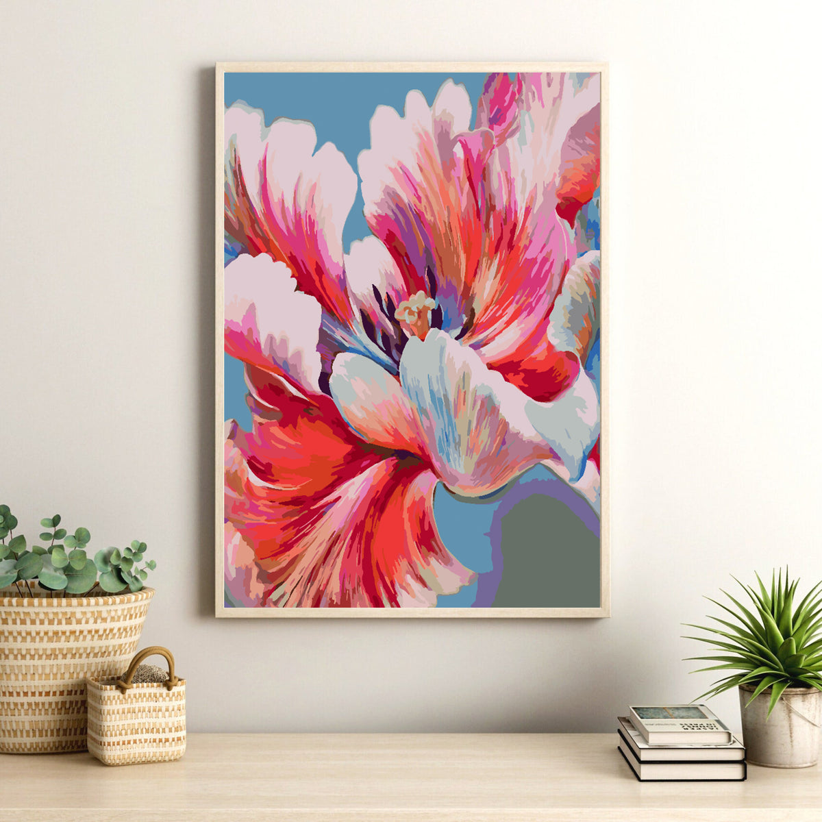 Painting by numbers - Flowers 4464