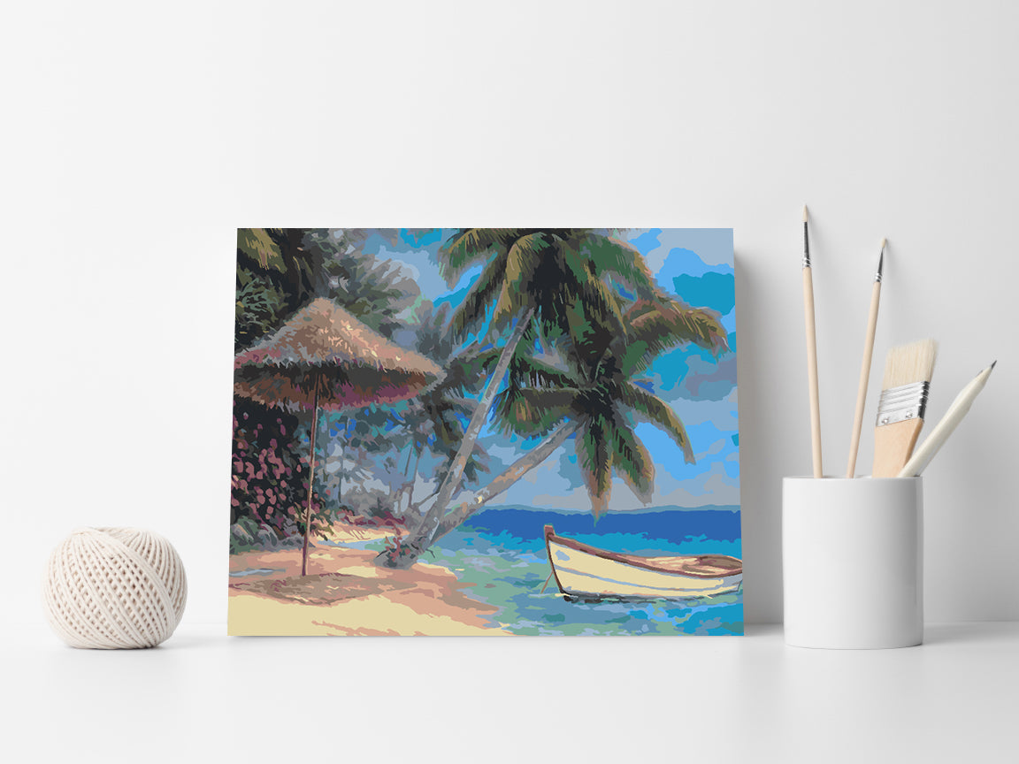 Painting by numbers - Beach Landscape 4465