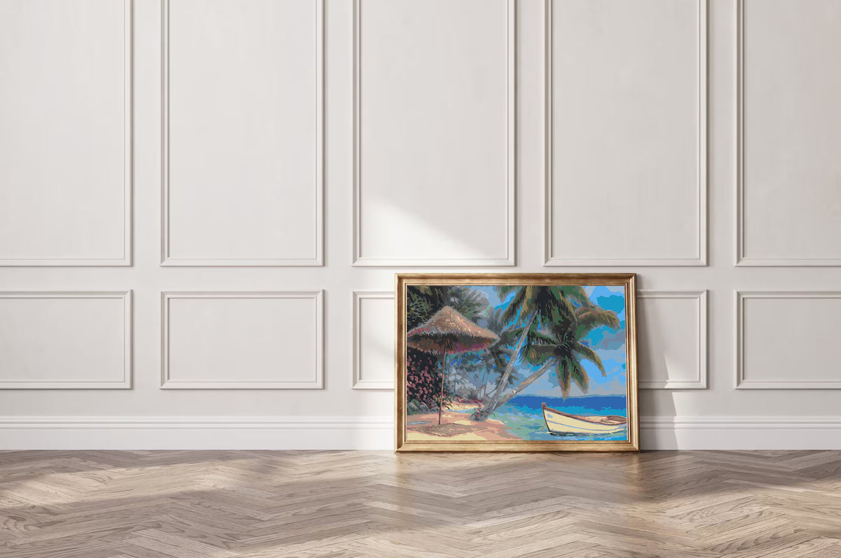 Painting by numbers - Beach Landscape 4465