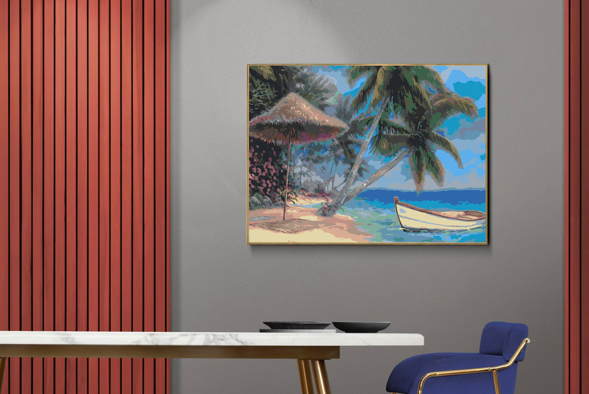 Painting by numbers - Beach Landscape 4465