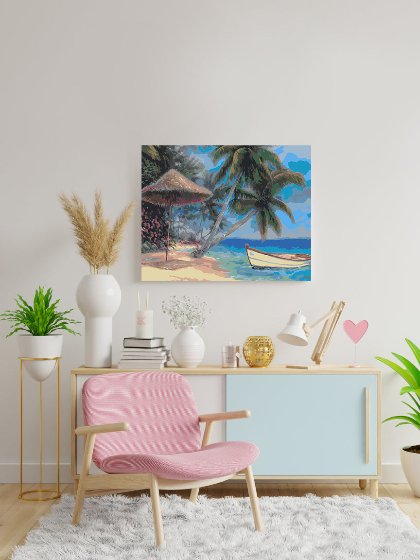Painting by numbers - Beach Landscape 4465