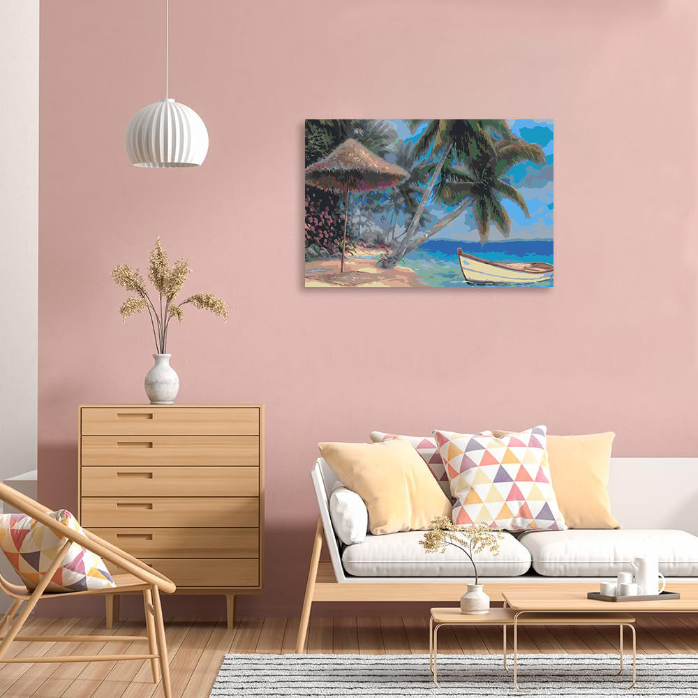 Painting by numbers - Beach Landscape 4465