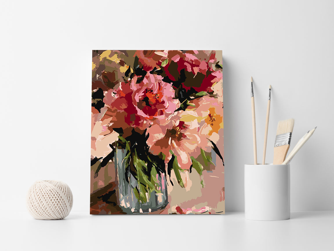Paint by numbers - Flowers in a Vase 4472