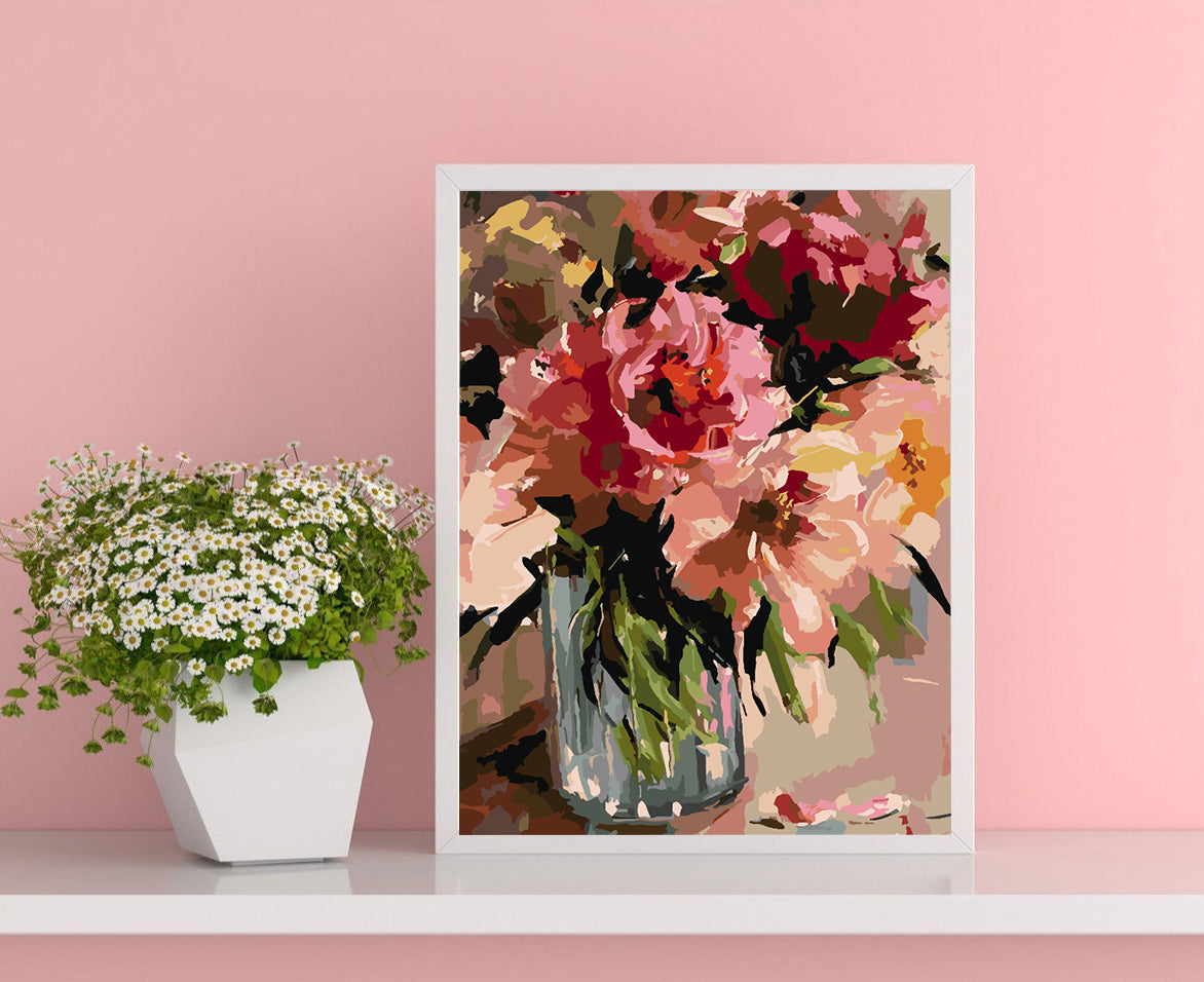 Paint by numbers - Flowers in a Vase 4472