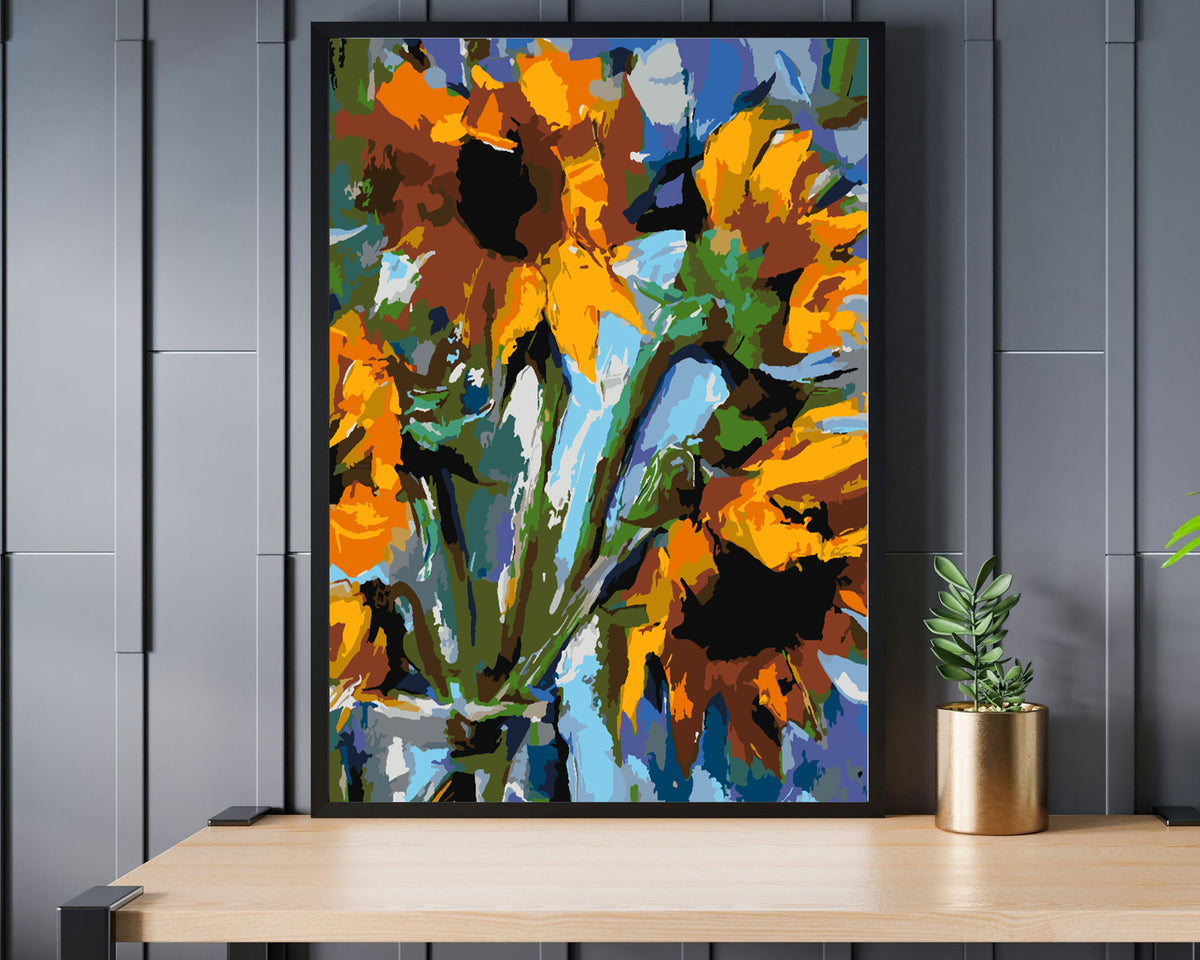 Paint by numbers - Flowers in a Vase 4473