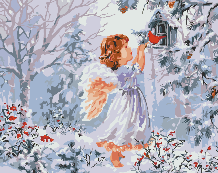 Painting by numbers - Angel 4480