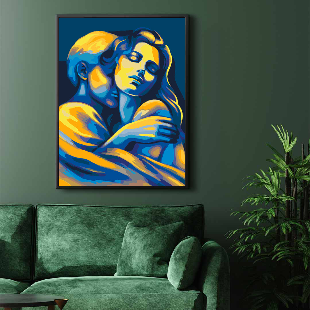 Painting by numbers - Lovers 4492