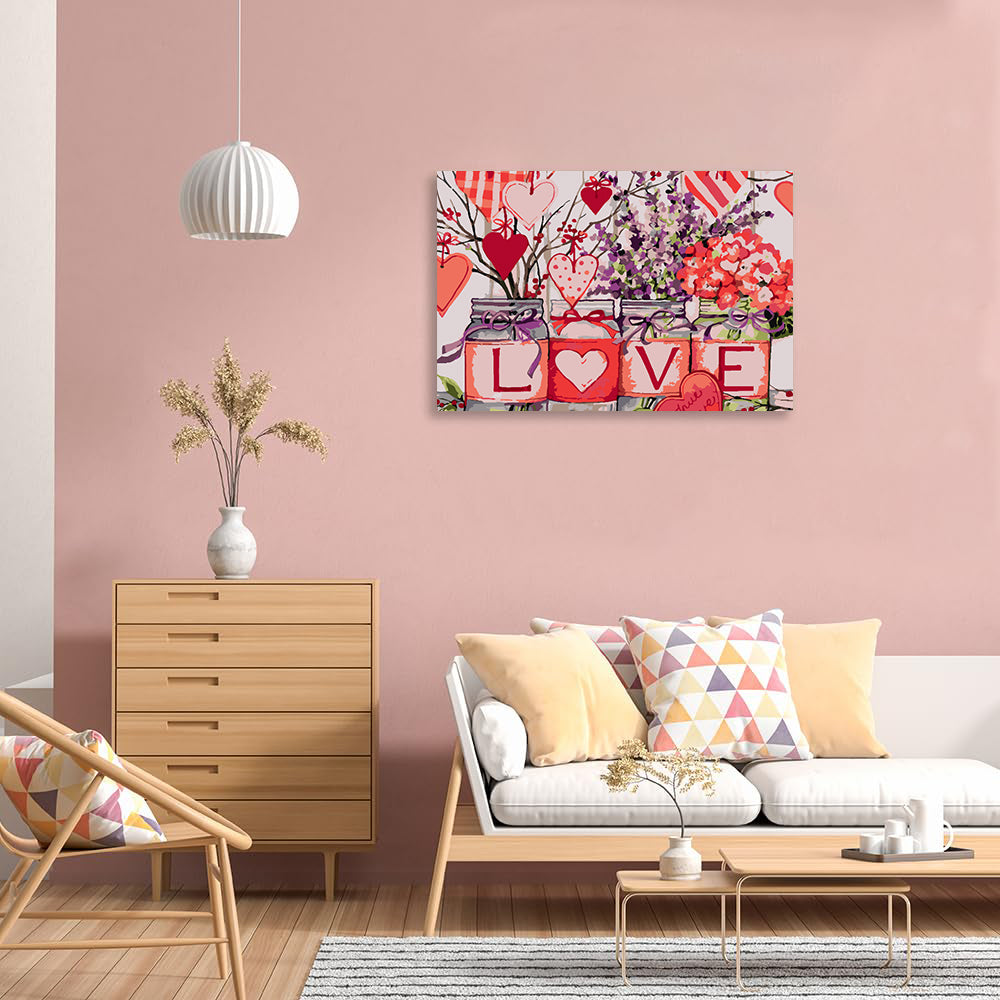 Painting by numbers - Love 4493
