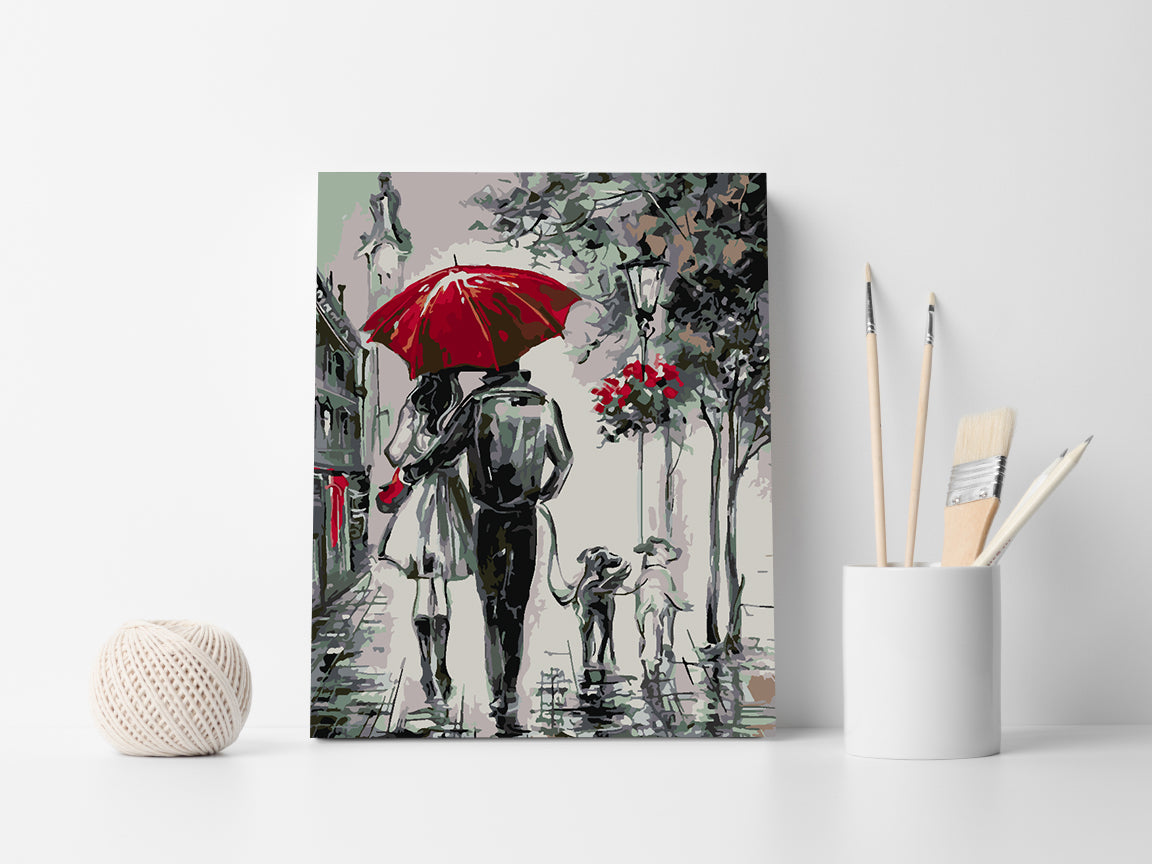 Painting by numbers - Lovers 4494